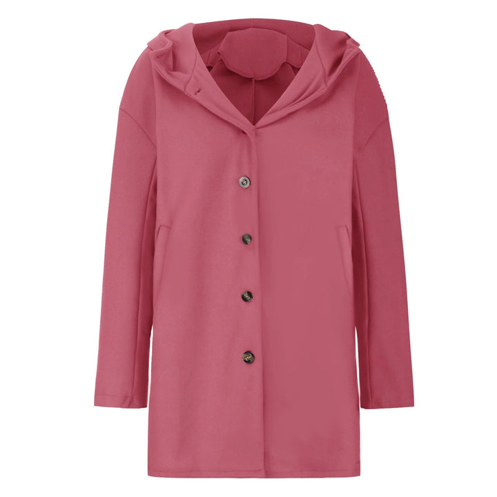 Jackets in a comfortable winter style for women with buttons and bags 0