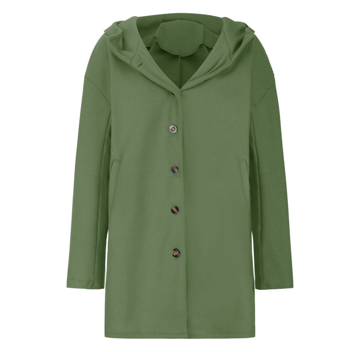 Jackets in a comfortable winter style for women with buttons and bags 2