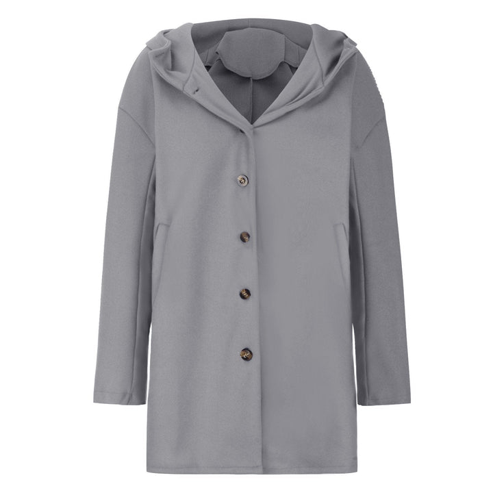 Jackets in a comfortable winter style for women with buttons and bags 4