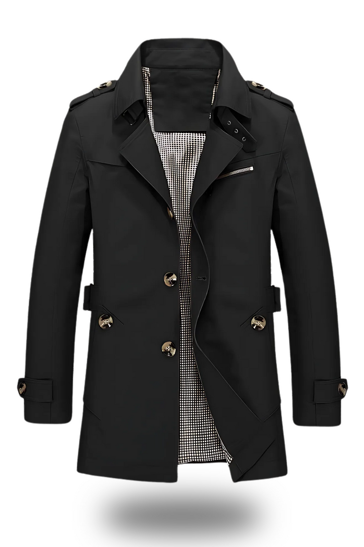 Jens Trenchcoat with folded collar 3