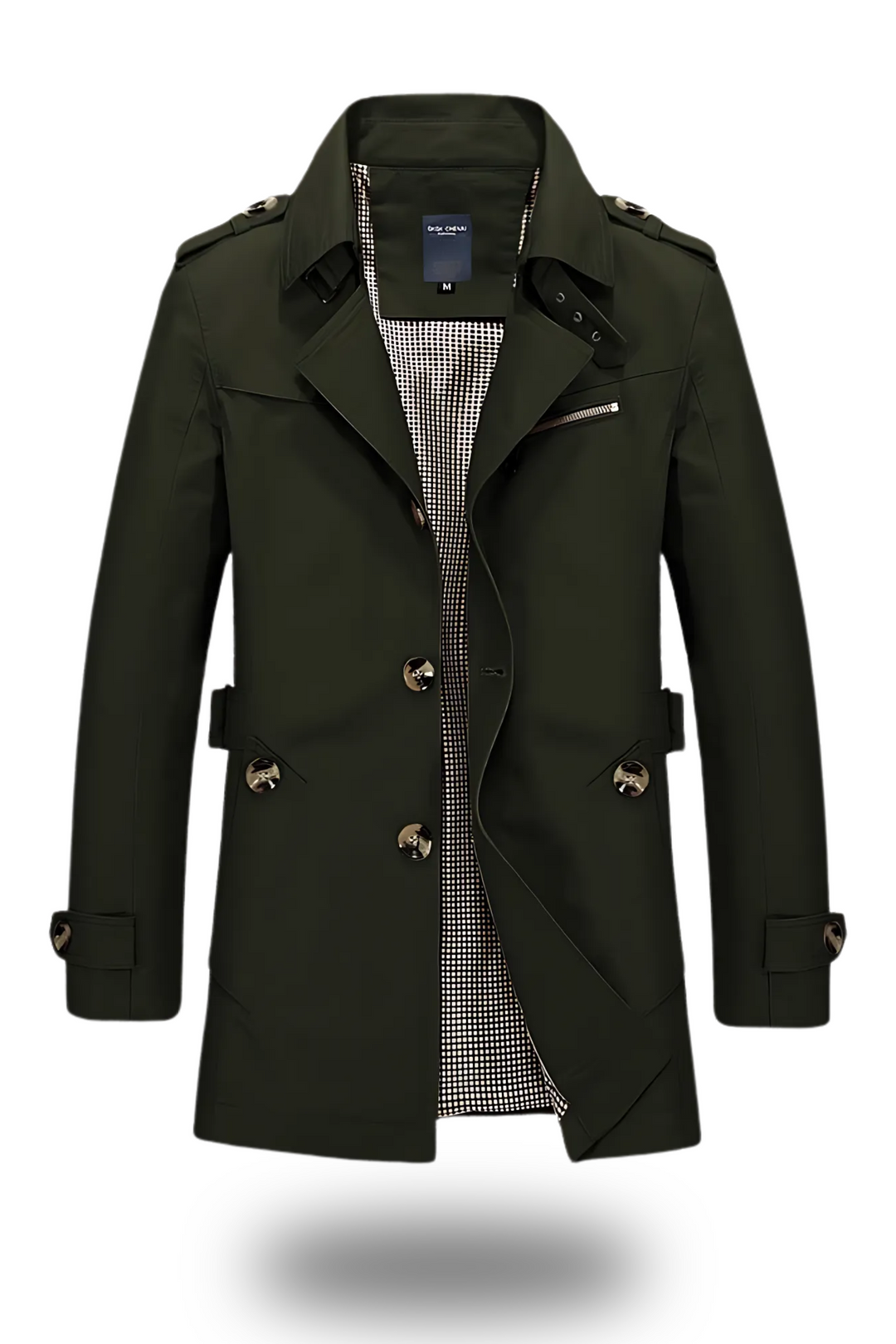 Jens Trenchcoat with folded collar 5