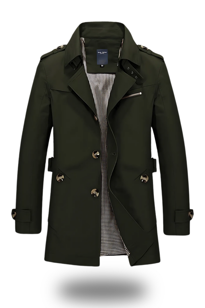 Jens Trenchcoat with folded collar 5
