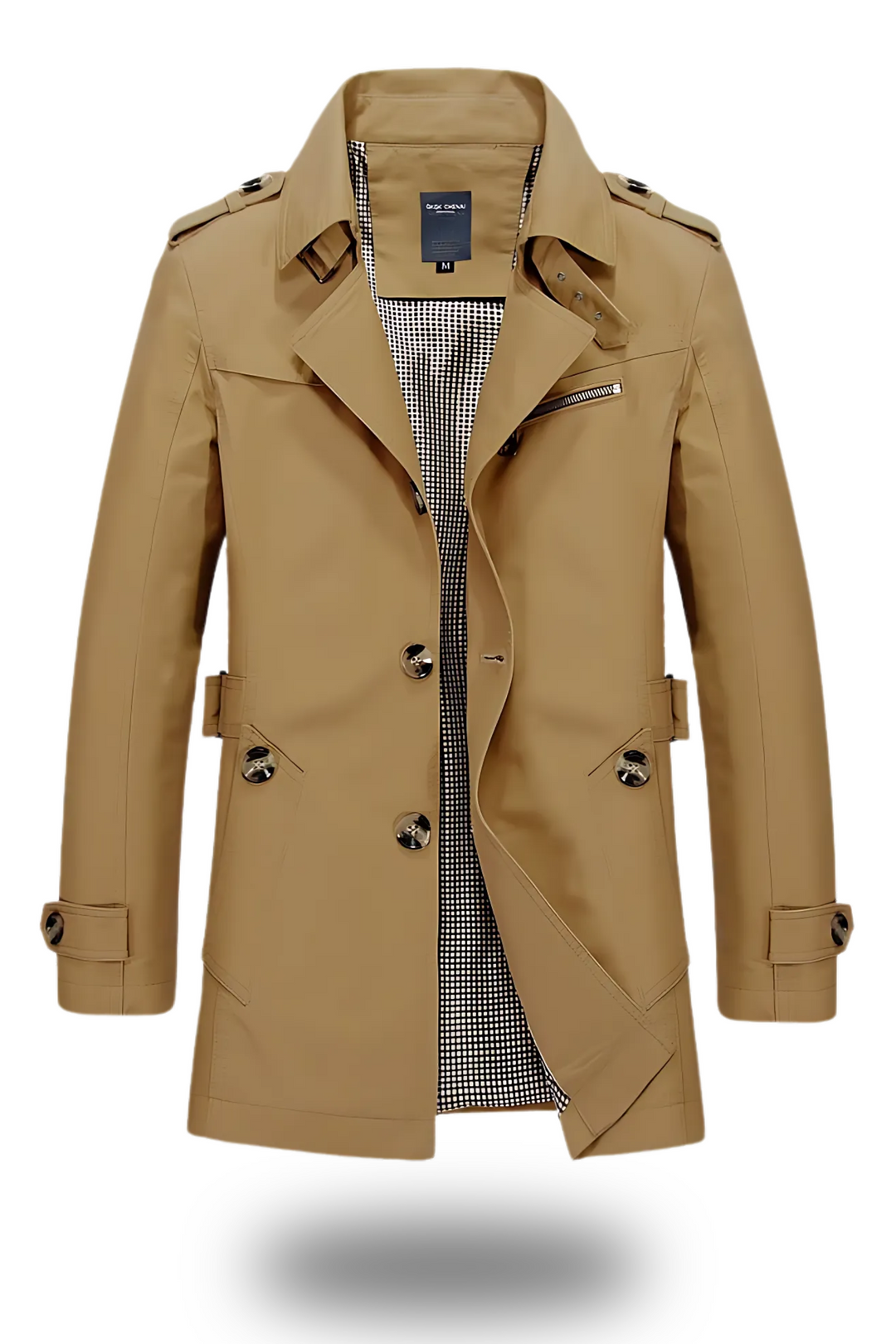 Jens Trenchcoat with folded collar 2