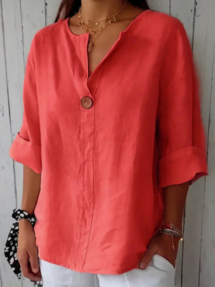 Jessa™ - Casual V-Neck Blouse 2