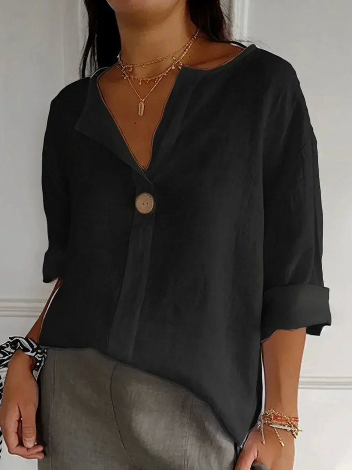 Jessa™ - Casual V-Neck Blouse 4