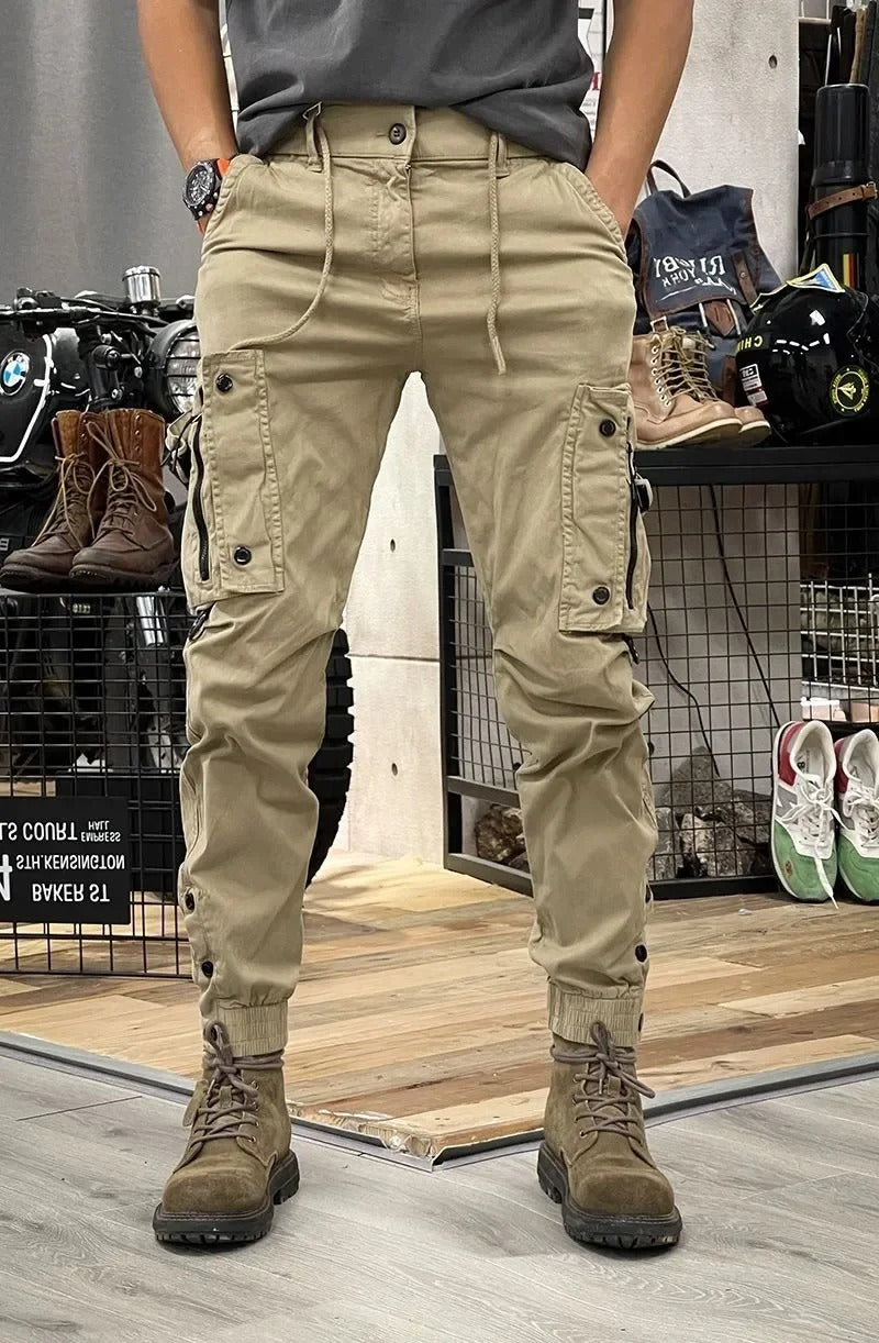 Cargo Trousers with Pocket Options and Clean Cut for Men