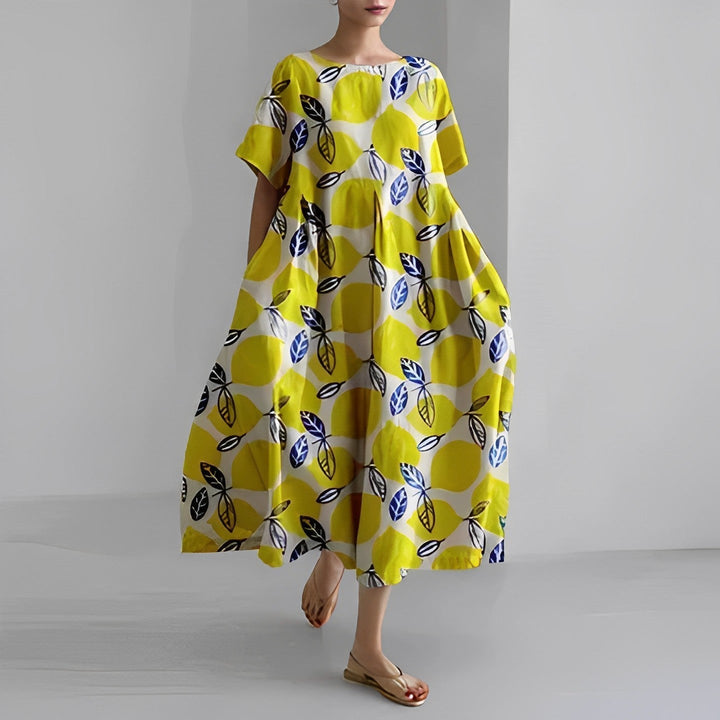 Ronja loose printed dress 5