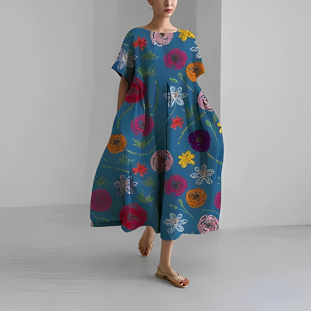 Ronja loose printed dress 4