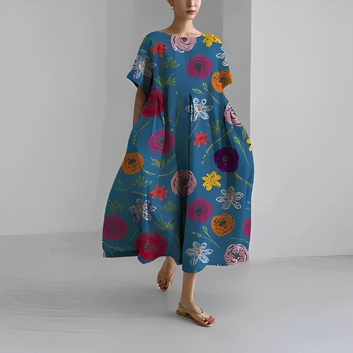 Ronja loose printed dress 4
