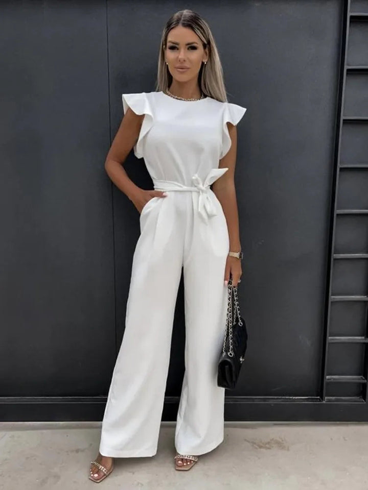 Ladies overall with ruffles | Long leg 8
