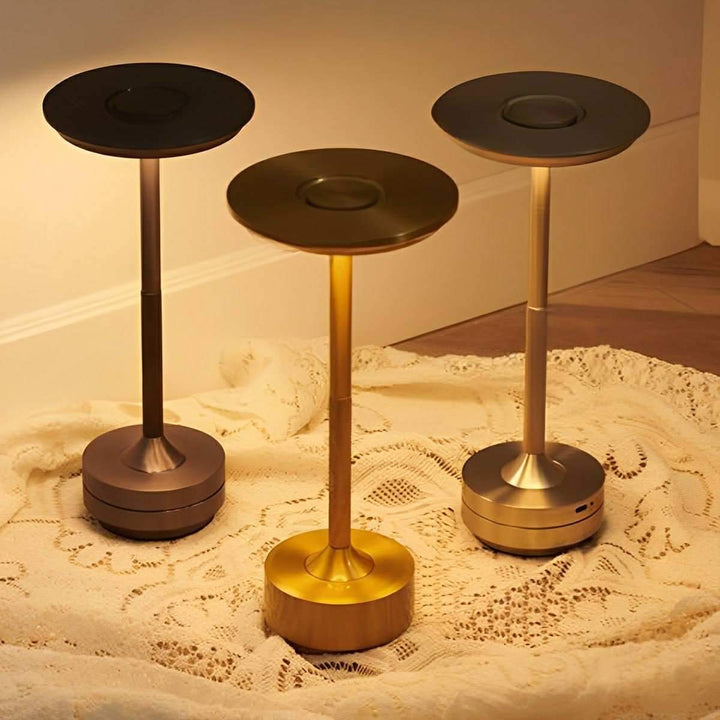 Cordless LED Table Lamp With Touch Control For Living Room And Bedroom