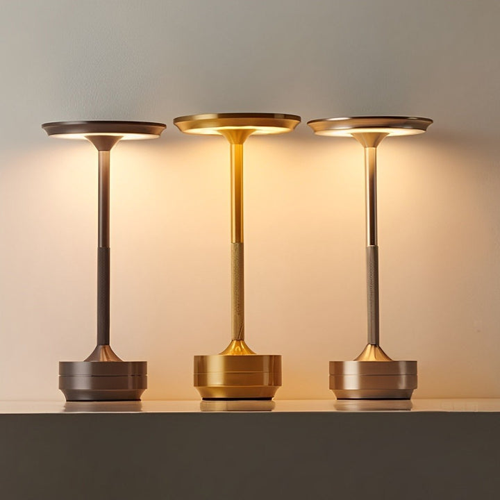 Cordless LED Table Lamp With Touch Control For Living Room And Bedroom