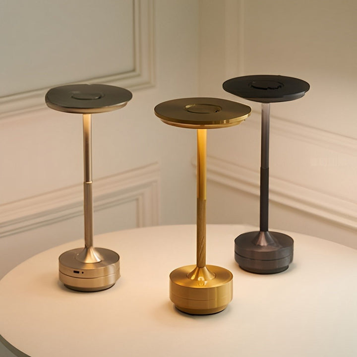 Cordless LED Table Lamp With Touch Control For Living Room And Bedroom