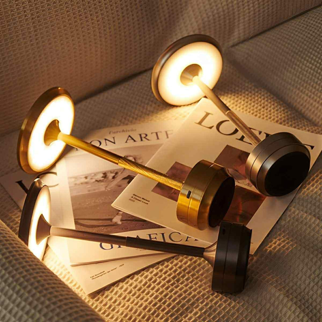 Cordless LED Table Lamp With Touch Control For Living Room And Bedroom