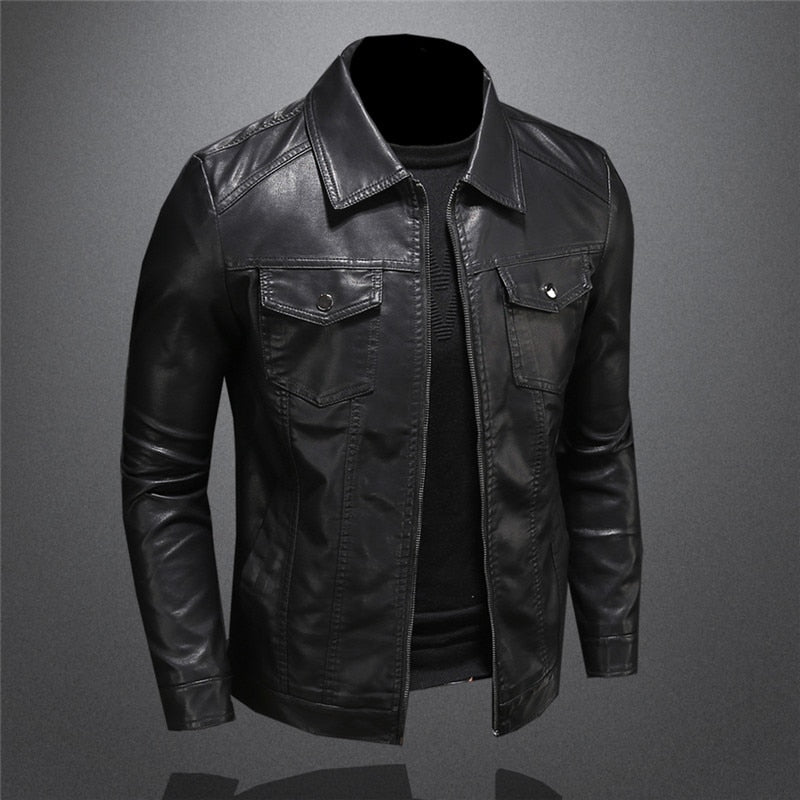 Leather jacket for men 2