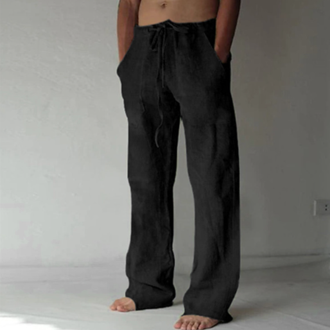 Linen trousers with cord for men | Summer 0