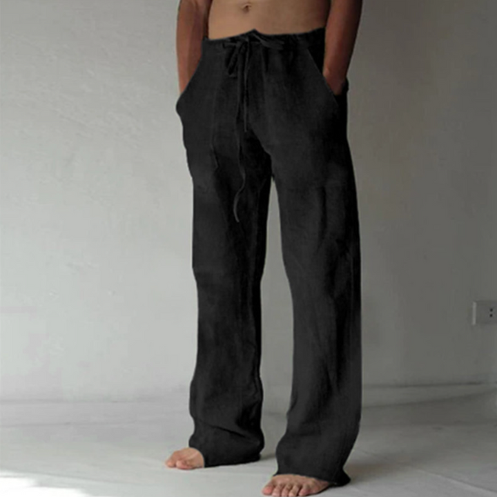 Linen trousers with cord for men | Summer 0