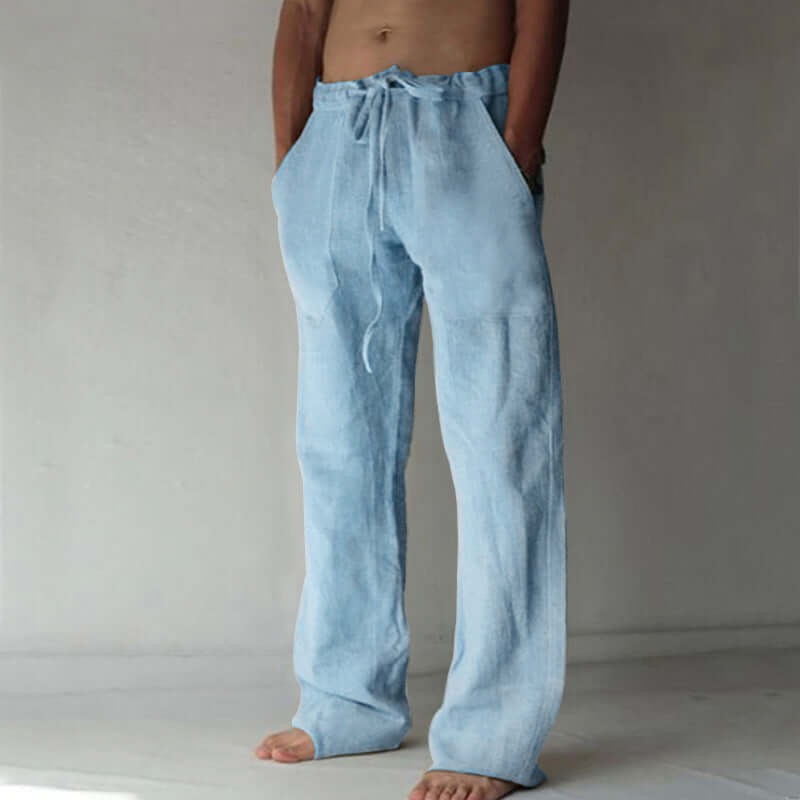 Linen trousers with cord for men | Summer 1
