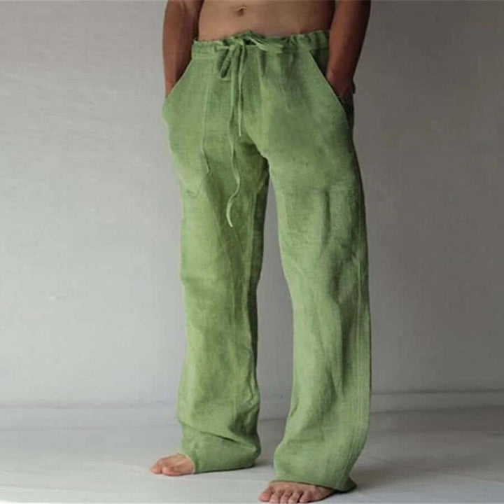 Linen trousers with cord for men | Summer 3