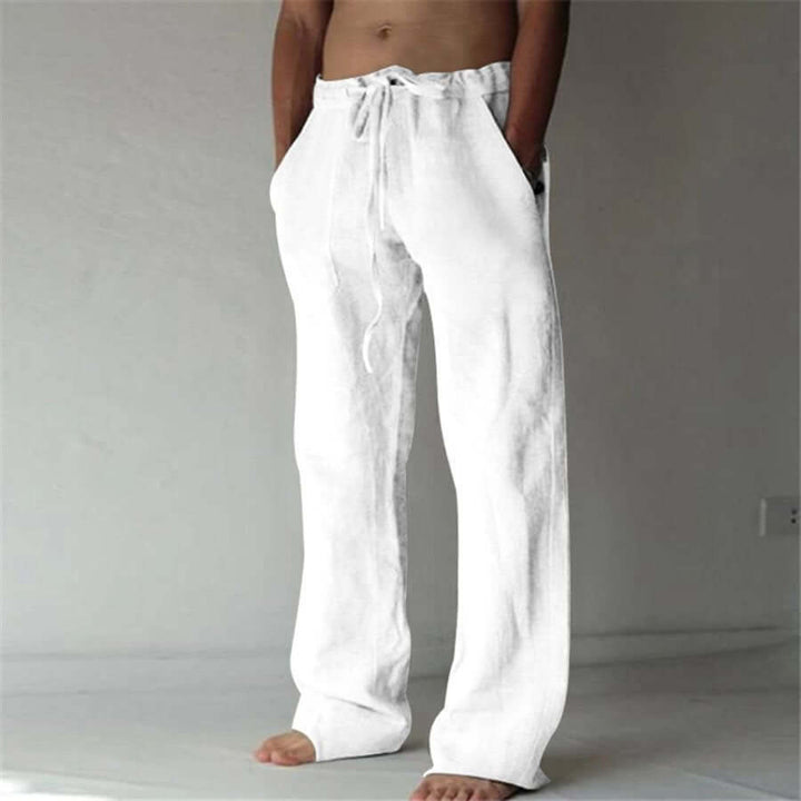 Linen trousers with cord for men | Summer 4