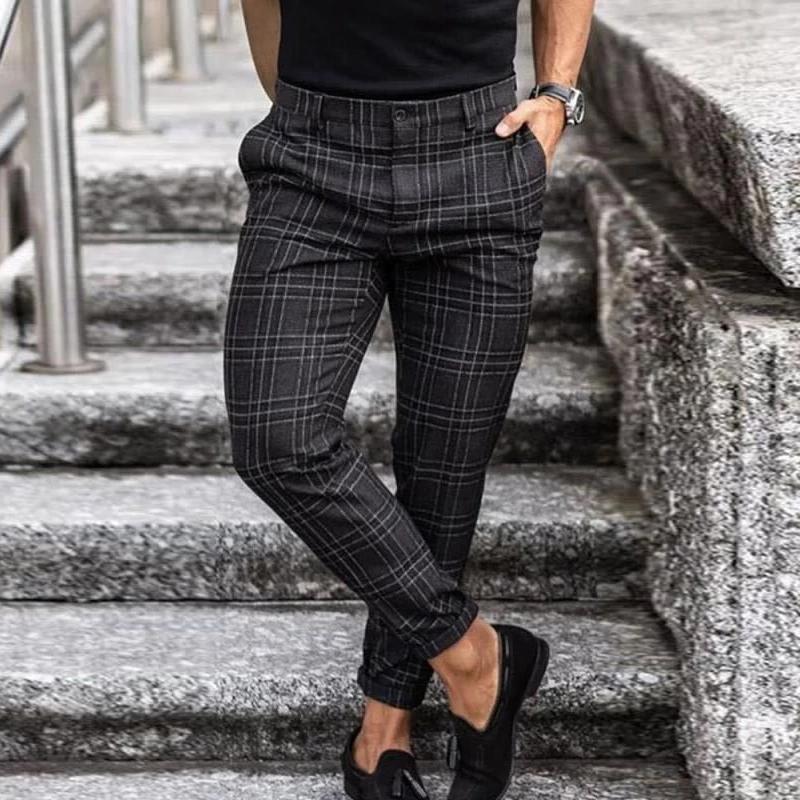 Men's Checkered Chino Pants | Stylish Comfort-1