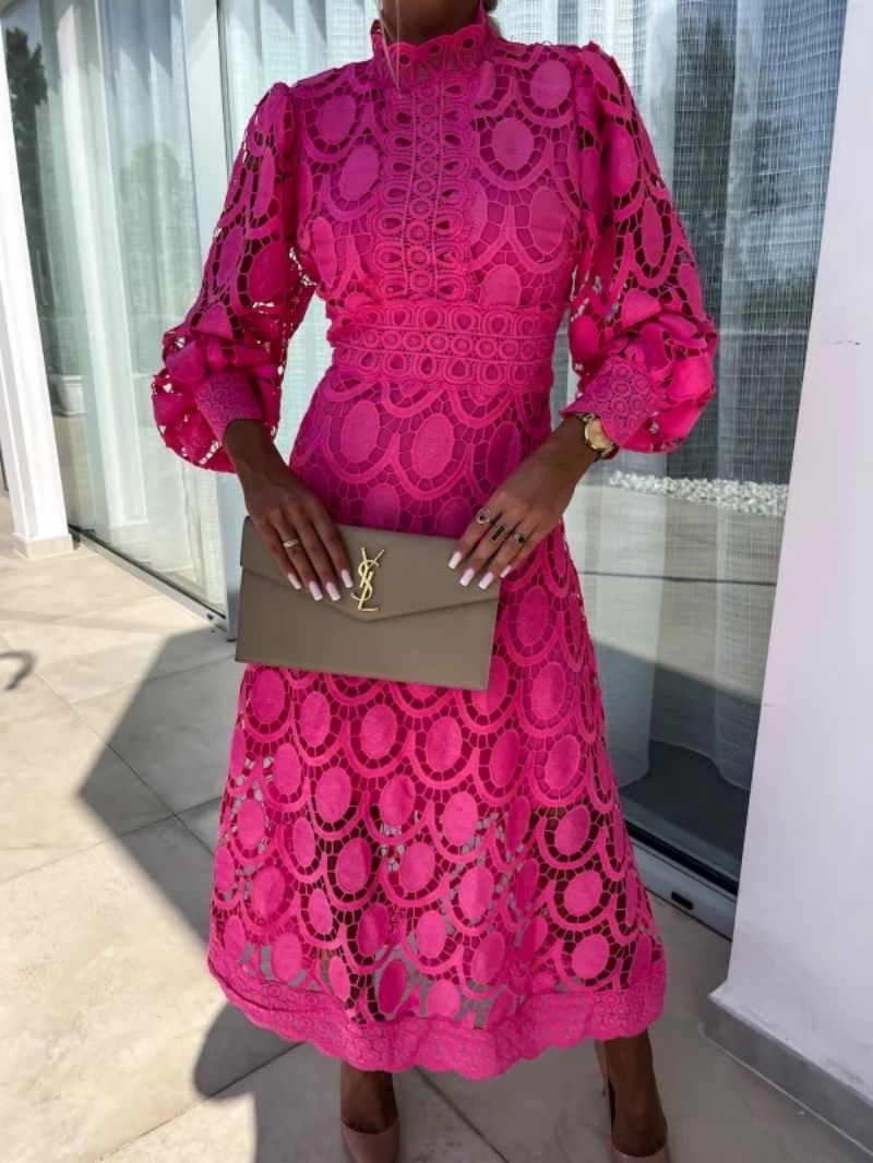 Luna’s Celestial Harmony Lace Midi Dress 4