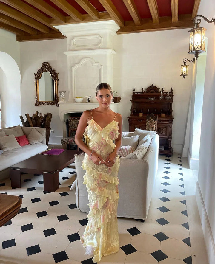 Luna’s Ethereal Flow Ruffle Maxi Dress 6