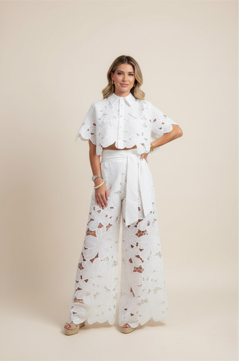 Luna's Two-Piece Cut Out Summer Set 0