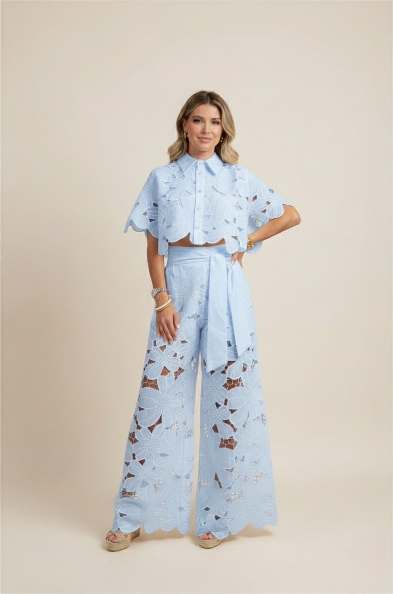 Luna's Two-Piece Cut Out Summer Set 6
