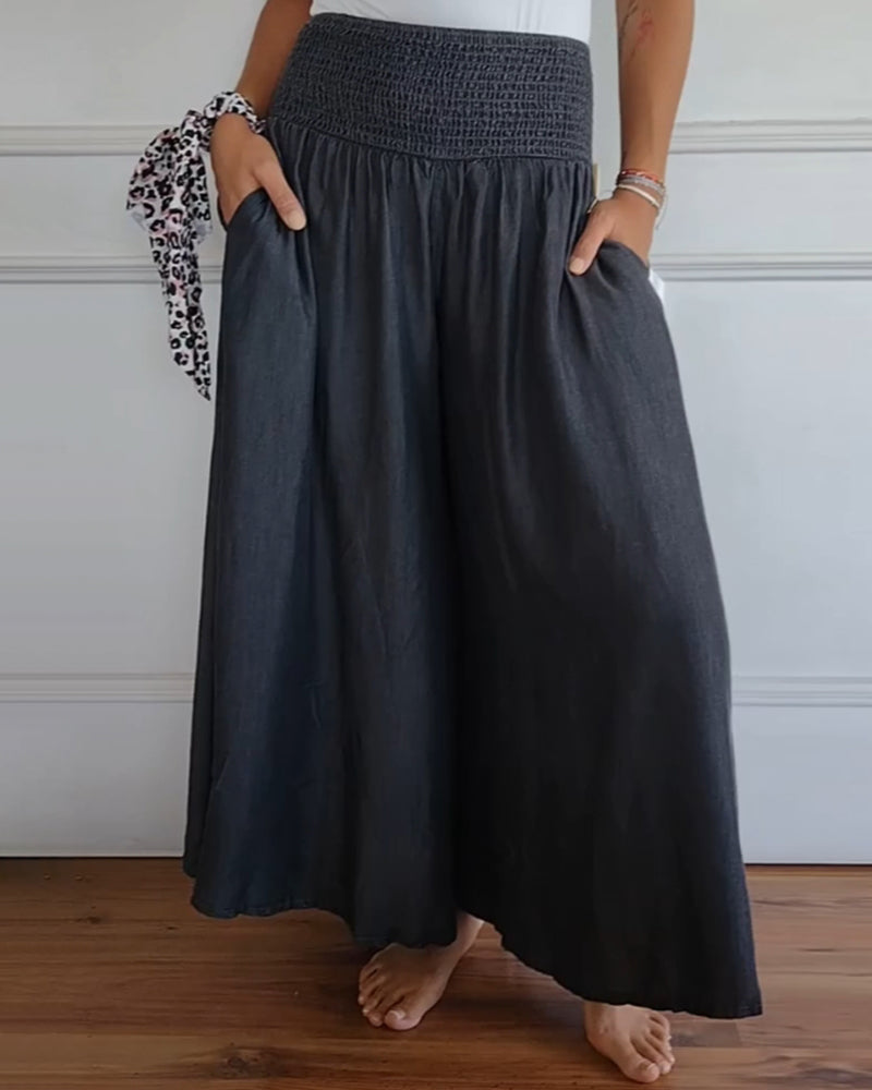 MIRA - Pants with Elastic Waist 0