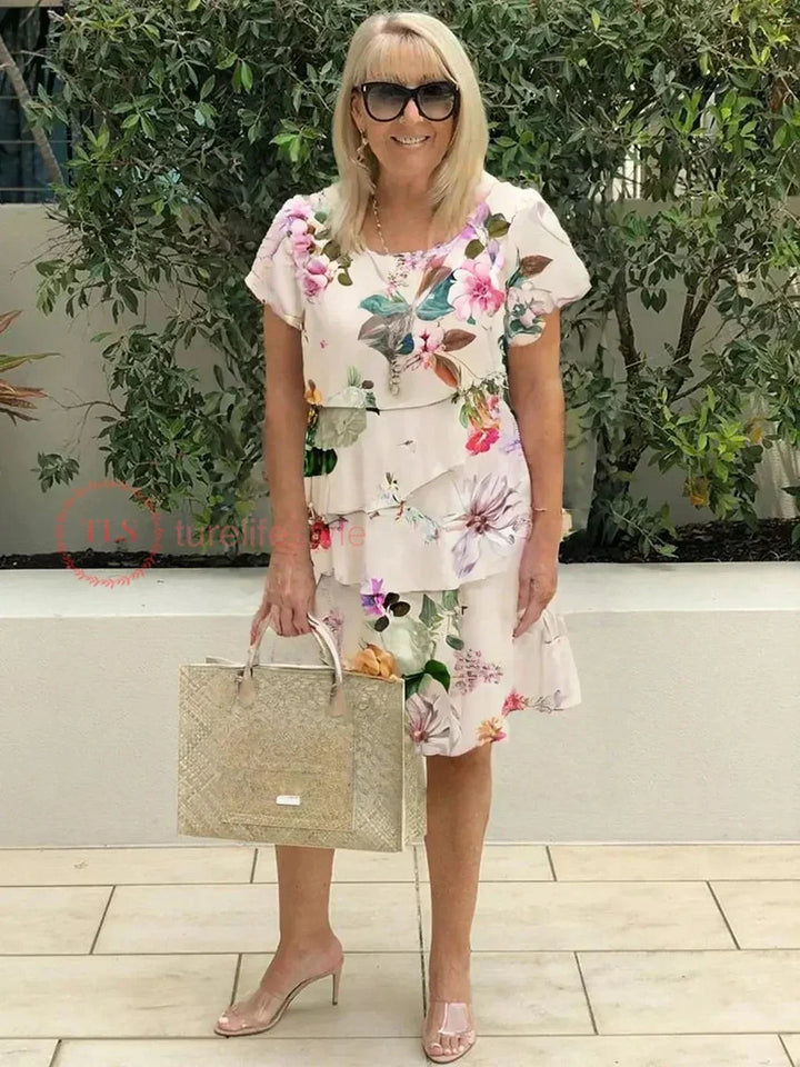 Macey | Ruffled Floral Dress 3