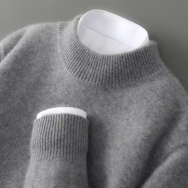 Grace | Women's Cashmere Knit Jumper Mock Neck