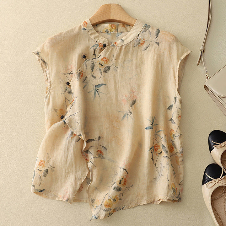 Women's Vintage Inspired Sleeveless Top