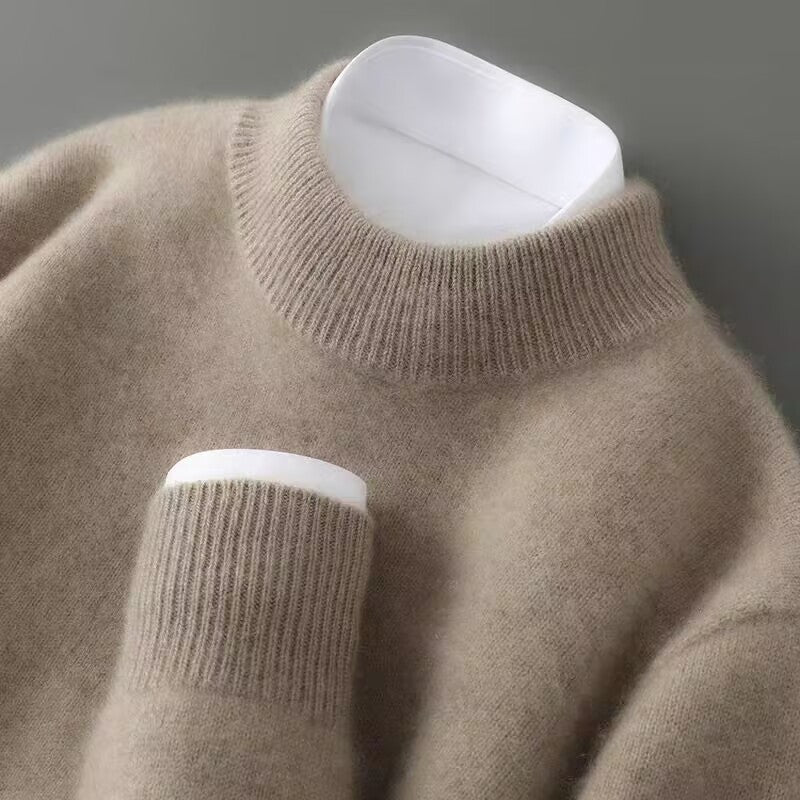 Grace | Women's Cashmere Knit Jumper Mock Neck