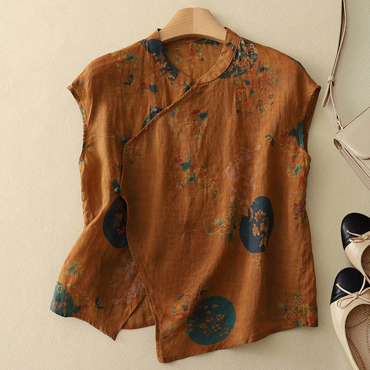 Women's Vintage Inspired Sleeveless Top