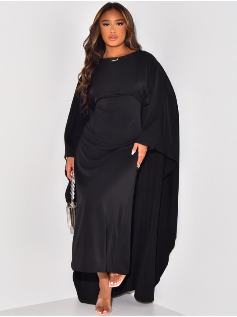 Women’s Cape Maxi Dress | Long Evening Gown