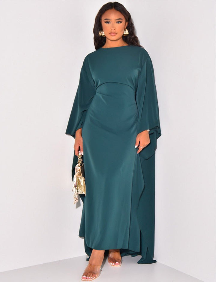 Women’s Cape Maxi Dress | Long Evening Gown