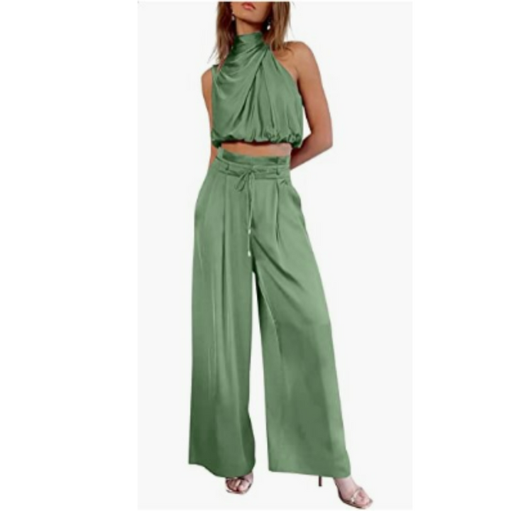 Women’s Summer Jumpsuit | Sleeveless Wide-Leg