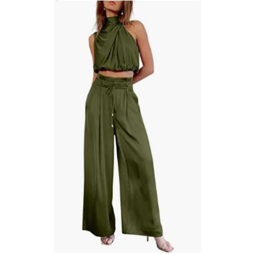 Women’s Summer Jumpsuit | Sleeveless Wide-Leg