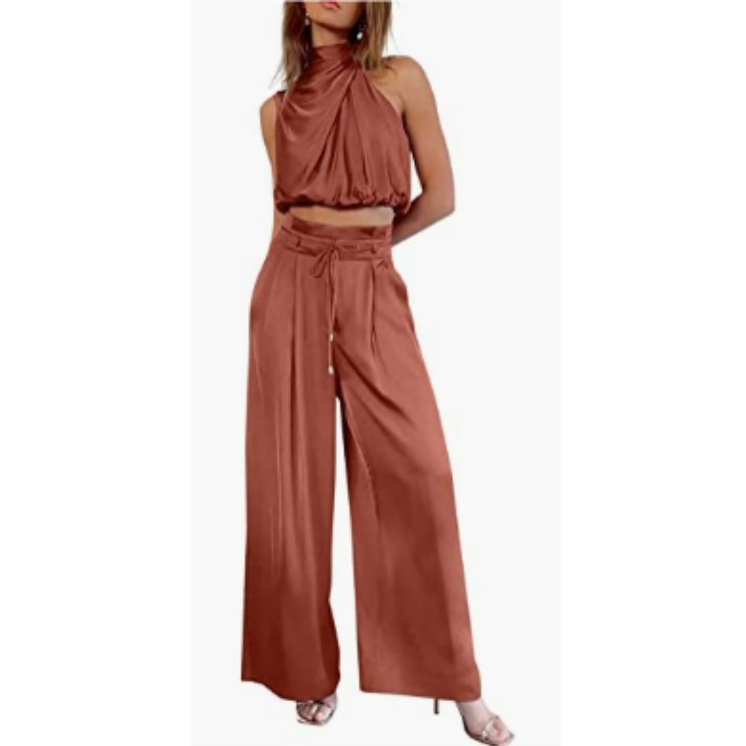Women’s Summer Jumpsuit | Sleeveless Wide-Leg