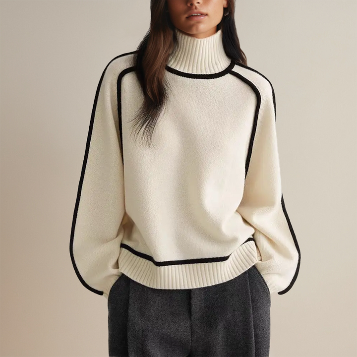 Meikena | Women's warm turtleneck sweater | winter 1