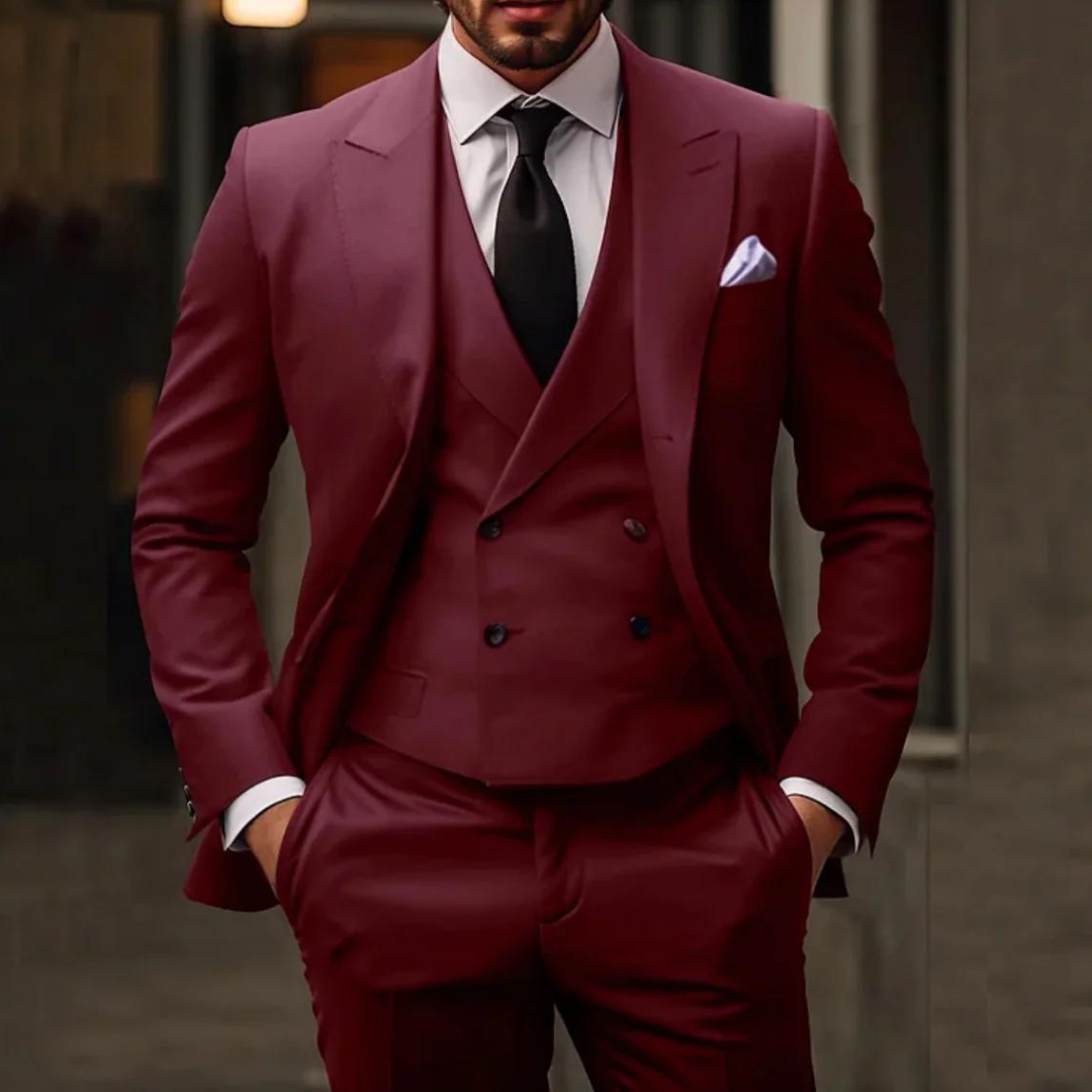 Men’s 3-Piece Blazer Suit Set | Formal 3