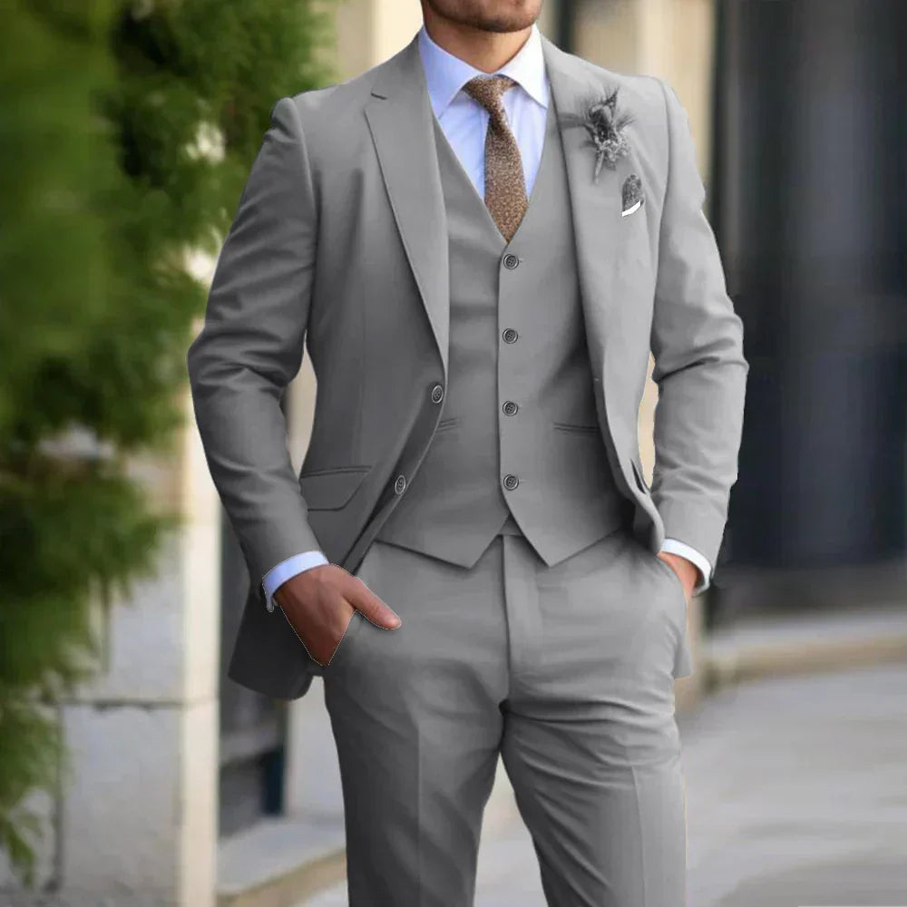 Men’s 3-Piece Wedding Guest Suit | Elegant 2