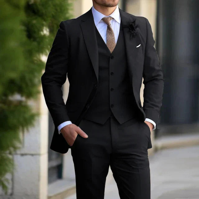 Men’s 3-Piece Wedding Guest Suit | Elegant 4