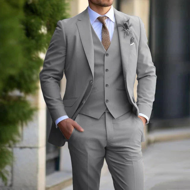Men’s 3-Piece Wedding Guest Suit | Elegant 5