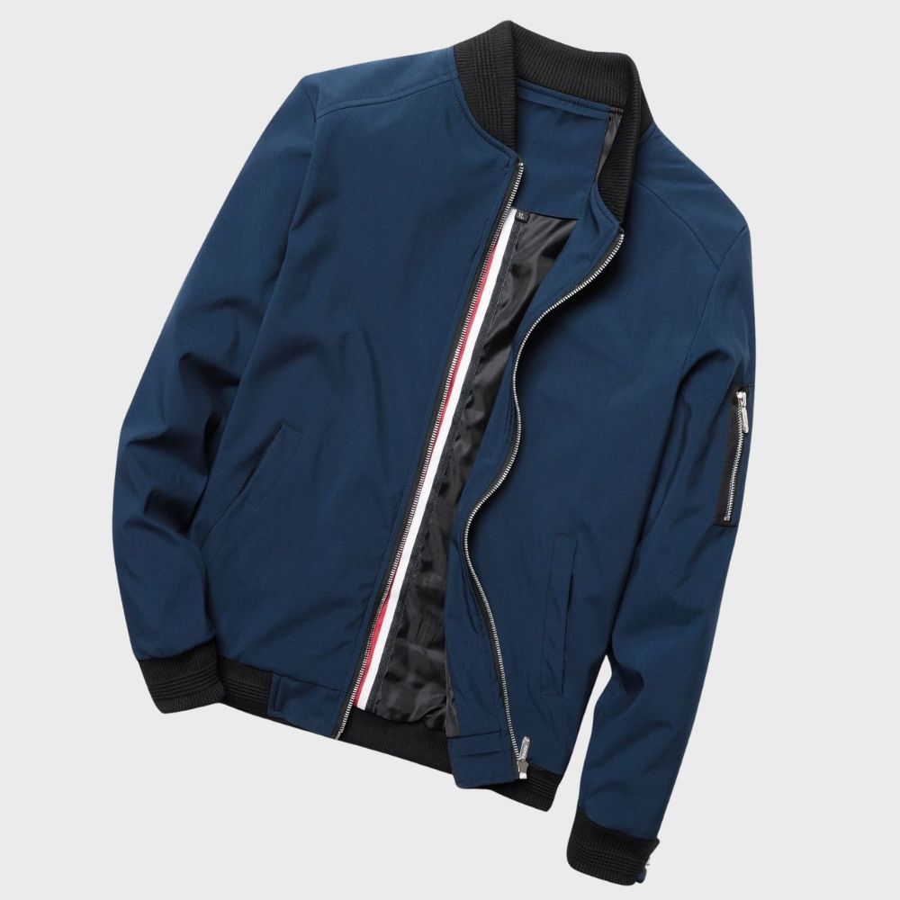 Men's All-Season Bomber Jacket - Lightweight, Breathable, and Stylish for Everyday Wear 1
