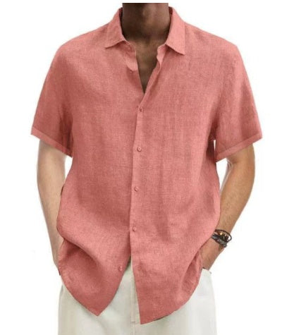 Men’s Casual Button-Down Shirt | Short Sleeve