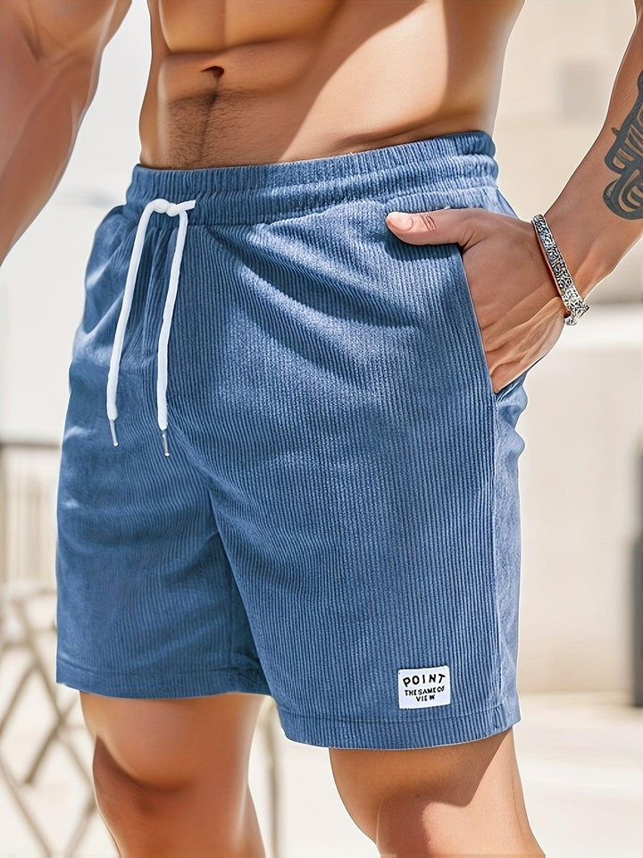 Men’s Casual Shorts - Elastic Waistband - Lightweight Breathable Fabric - Drawstring Fit 1