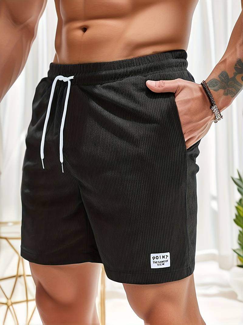 Men’s Casual Shorts - Elastic Waistband - Lightweight Breathable Fabric - Drawstring Fit 3