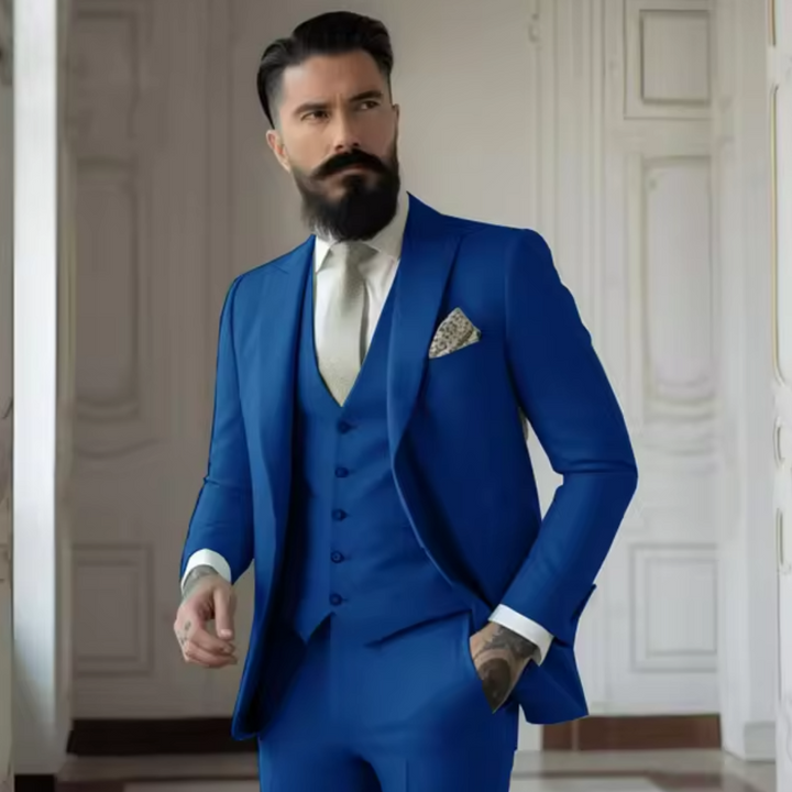 Men’s Classic 3-Piece Wedding Guest Suit | Formal 1